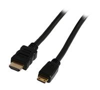 Valueline Nedis 3m HDMI Connector to HDMI Mini Connector High Speed Cable with Ethernet - Black