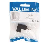 Valueline Nedis USB A Male to USB A Female 270 Degree Angled Adapter - Black