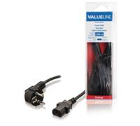 Valueline Power cable Schuko Angled - 2 metres