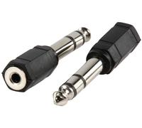 Valueline Stereo Audio Adapter 6 35 mm Male / 3 5 mm Female