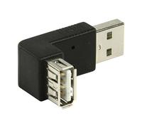 Valueline USB 2.0/USB 2.0 to USB 2.0 Interface Adapter Cable Black