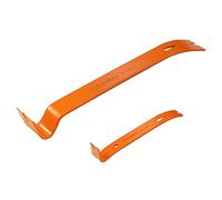 ValueMax 2-Piece Flat Utility Pry Bar Set, 15-inch & 7.5-inch Nail Puller, Premium Heavy-Duty Carbon Steel, Fit for Kitchen Remodel, Removing Nails, Prying Apart Boards