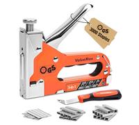 ValueMax 3-in-1 Staple Gun, Heavy Duty Tacker with 3000 Staples & Remover