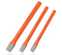 Valuemax 3-Piece Heavy Duty Cold Chisels Set Made with CRV Steel | Masonry/Bricklaying Chisels for Cutting Stone/Brickwork/Mortar/Cement | Woodworking Chisel with HRC 60 (10 mm, 12 mm, 16 mm)