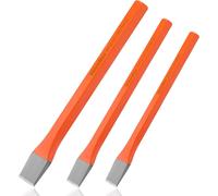 ValueMax 3 Piece Masonry Chisel Set Cr-V Cold Cold Chisel (10mm, 12mm, 16mm), Chisel Hand Chisel Cold Chisel for Stone/Masonry/Cement/Mortar/Construction