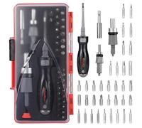 ValueMax 40-in-1 Multibit Screwdriver Set, Screwdriver with 35 Bits, Phillip Hex Bits with Case, Ideal for Smartphone, Tablet, Console, Laptop, Watches Repairing