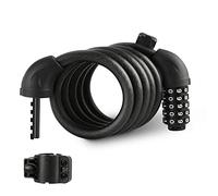ValueMax Bike Lock 1500mm x 12mm, Bike Cable Lock High Security, with 5-Digit Combination Code, Long Bicycle Locker Combination for Bike Cycle, Moto, Scooter, Door, Gate, Fence