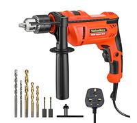 ValueMax Electric Drill, 900W Electric Corded Drill with Variable Speed and 360-Degree Handle, Impact Drill with Cement/Twist Bits and Chuck Key, Ideal for Home Repair and DIY