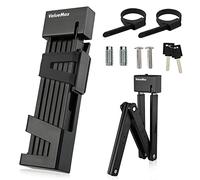 ValueMax Folding Bike Lock | Heavy Duty Folding U Lock with Keys | 1m High Security Bike Lock for Bicycles, Motorcycles, Scooters, and Doors