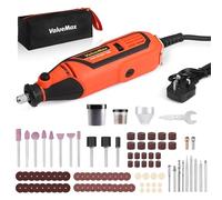 ValueMax Rotary Tool Kit, 130 W Powerful Rotary Multi Tool with Variable Speed, Mini Grinder Set with 119 pcs Accessories for Craft Projects and DIY, Engraving, Cutting, Sanding, Polishing