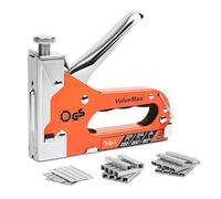 ValueMax Staple Gun 3 in 1 | Heavy Duty Stapler with 3000 Staples (Type 140/28/8) | TÜV GS Tested Professional Tackers | Adjustable Force Upholstery Staple Gun for Decoration, Carpentry, Crafts, DIY