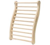 valuents Backrest for Sauna & Infrared Cabin - Ergonomic - Pine Sauna Accessories - Sauna Backrest + Plus Sauna Hat