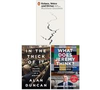 Values Voice and Virtue, In The Thick of It, What Does Jeremy Think 3 Books Collection Set