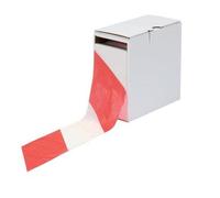 ValueX Barrier Tape 75mm x 500m Red/White - 006-0100