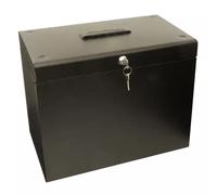 ValueX Cathedral Metal Suspension File Box A4 Black - A4BK