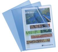 ValueX Cut Flush Folder A4 Grain Polypropylene Blue (Pack 10) 56112E