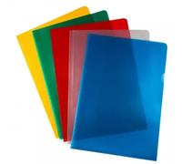ValueX Cut Flush Folder Polypropylene A4 120 Micron Assorted Colours (Pack 50) - 400198025