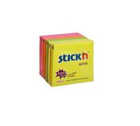 ValueX Extra Sticky Notes 76x76mm 90 Sheets Neon Colours (Pack 6) EH7648 - 21679