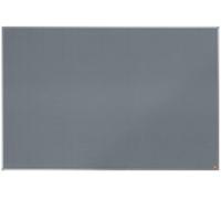 Nobo Felt Noticeboard, 1800 x 1200 mm, Aluminium Trim, Corner Wall Mounting, Essence Range, Grey, 1915440