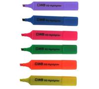 ValueX Highlighter Chisel Assorted PK 6 - Markers - Highlighting