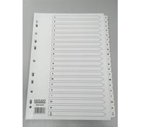 Valuex ValueX Index A-Z A4 Card White with White Mylar Tabs