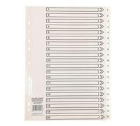 Valuex ValueX Index 1-20 A4 120 Micron Polypropylene White