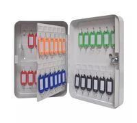 ValueX Key Cabinet 48 Hook Key Lock Steel Grey - KC48