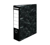 ValueX A4 Lever Arch File with 70mm Spine - Marbled Black