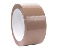 ValueX Low Noise Packaging Tape 48mmx66m Brown (Pack 6) - 001-0081