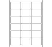 Valuex Multipurpose Label 63.5X46.6Mm 18 Per A4 Sheet White (Pack 1800 Labels) - 15187Sm