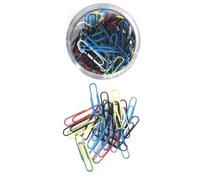 Valuex ValueX Paperclip Large Plain 32mm Assorted Colours (Pack 500)
