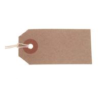 Valuex Reinforced Strung Tag 108 x 54mm Buff, Pack of 1000 T257782