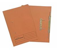 Valuex ValueX Transfer Spring File Manilla Foolscap 285gsm Orange (Pack 25)
