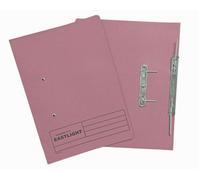 Valuex ValueX Transfer Spring File Manilla Foolscap 285gsm Pink (Pack 25)