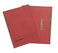 Valuex ValueX Transfer Spring File Manilla Foolscap 285gsm Red (Pack 25)