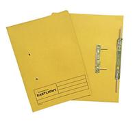 Valuex ValueX Transfer Spring File Manilla Foolscap 285gsm Yellow (Pack 25)