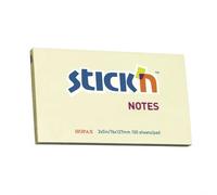 Valuex Stickn Sticky Notes 76X127mm 100 Sheets Pastel Yellow (Pack 12) 21009