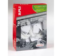 Apli 392 36 x 53 mm Value Strung Tickets - White (Pack of 500)