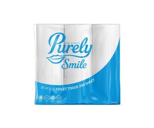 ValueX Toilet Roll 2Ply 200 Shts PK36