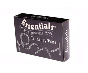 ValueX Treasury Tag Plastic 25mm PK100