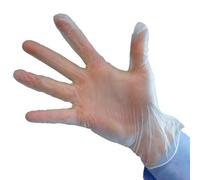 ValueX Vinyl Gloves Medium Powder Free Clear (Pack 100) VGY100MC