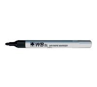 ValueX Whiteboard Marker Bullet Tip 2mm Line Black (Pack 10) - 871001