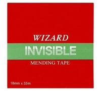 ValueX Wizard Clear Invisable Tape 19mm X 33m (Pack 8) + FREE FINCHLEY PEN