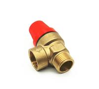 Valve 1/2" BSP Male to Female Thread Brass Safety Release Pressure Drain Relief for Solar Water Heater(1.5bar)