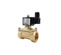 Valve 1/4" 3/8" 1/2" 3/4" 1" 1-1/4" Normally Close Brass Electric Solenoid Valve DN15 DN20 12V/24V/220V/110V for Water Oil Air(Ac220v,DN25)