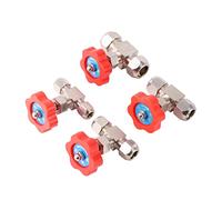 Valve 1 Pc Control Water Ball Valve 6mm 8mm 10mm 12mm Hose Pipe Copper Handle Metal High Pressure Durable Tube Needle Type Globe Vlave(8mm)