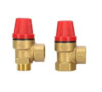 Valve 1pcs Brass Safety Drain Relief Switch for Solar Water Heater Inner & Outer Wire 1/2" 3/4"(Female Female,0.5 Inch)