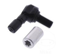 Valve Angled Aluminium Schrader 5082M 11.5mm Black For Tpms