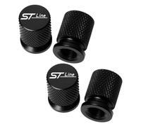Valve Caps Tire Valve Cap Dust Cap 4 Pcs Compatible with for Ford puma ST Line STLine Focus mk2 3 Mustang Ranger Fusion A1 Alloy Tyre Stem Dust caps Tire Accessories,A