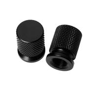 Valve core caps For H-ONDA HORNET CB600 CB900F 250 CB600F CB599 CB650F Accessories Motorcycle CNC Aluminum Tire Valve Air Port Stem Cover Caps(Black- Silver)